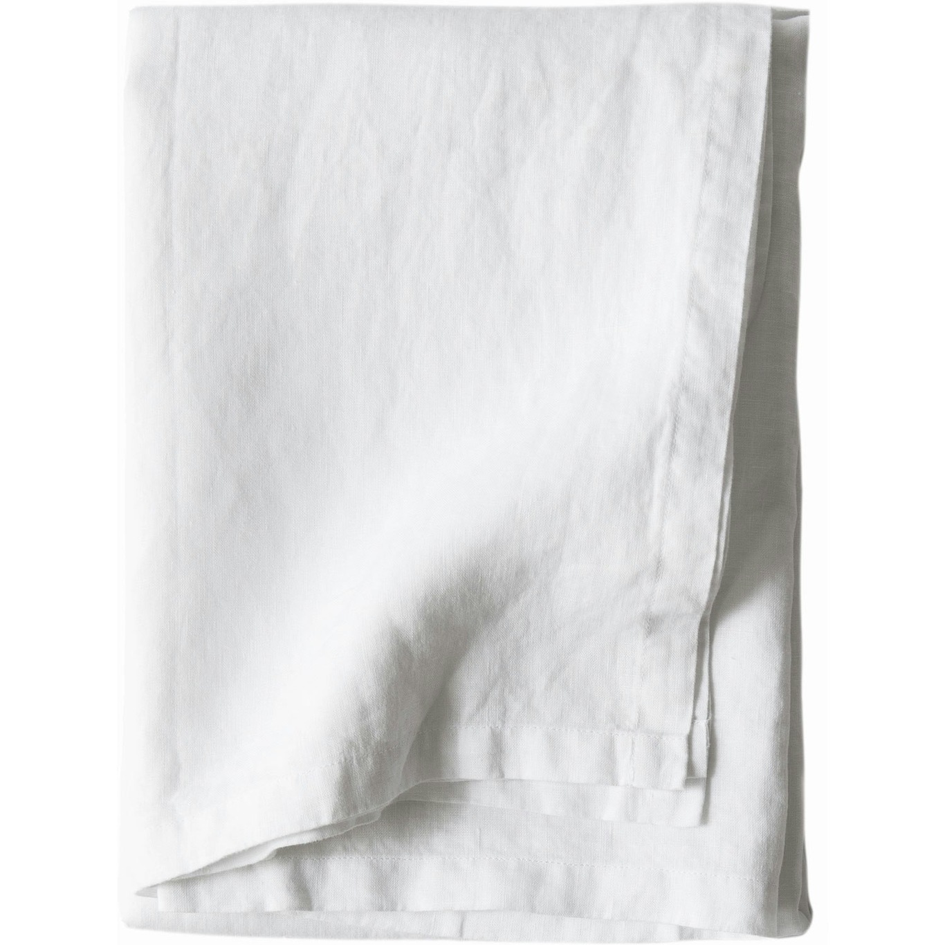 Linen Pöytäliina 145x270 cm, Bleached White