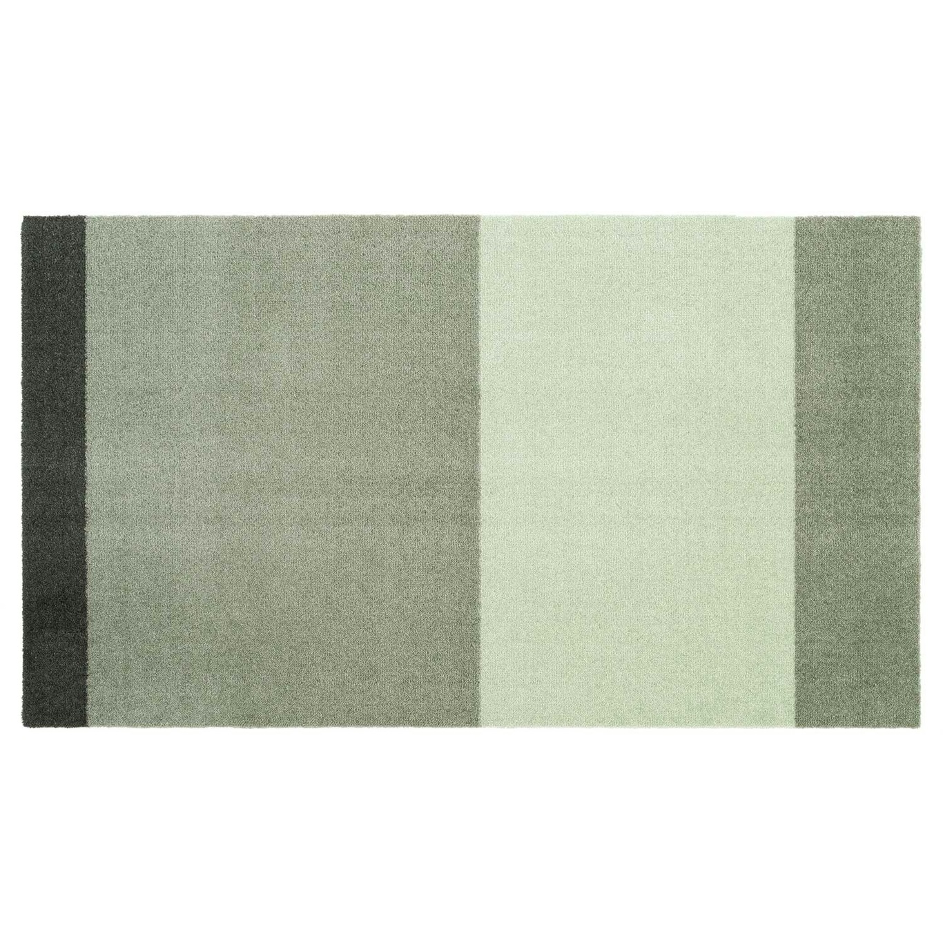 Stripes Matto Vaaleanvihreä / Tummanvihreä, 67x120 cm