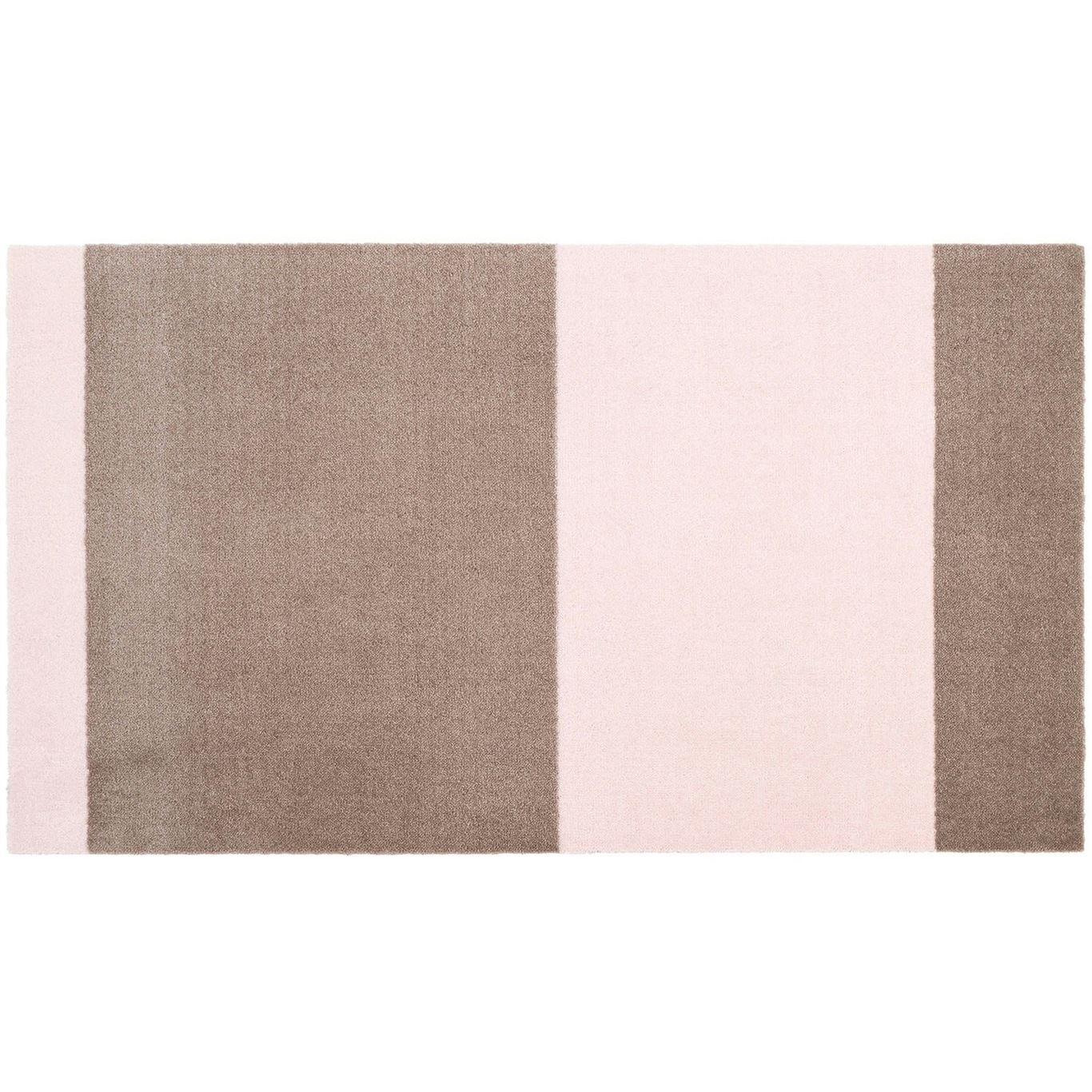 Stripes Matto Hiekanvärinen/Light Rose, 67x120 cm
