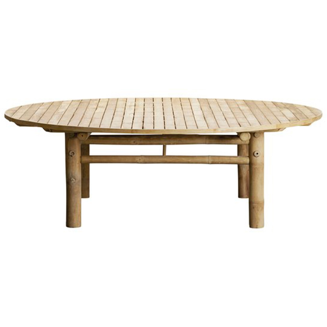 Loungepöytä Bambu Ø140 cm, Luonnonvärinen