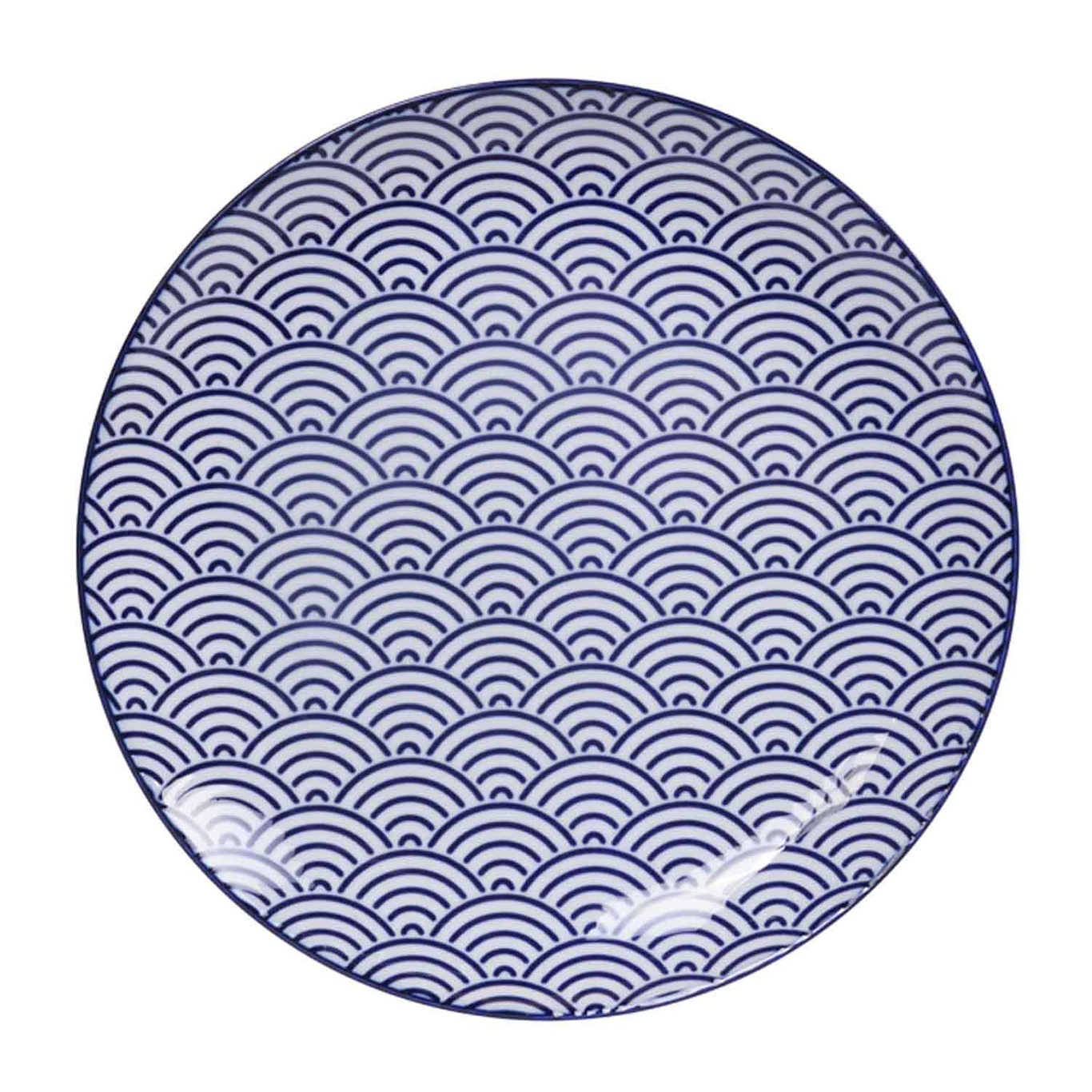 Nippon Blue Lautanen 20,6 cm, Wave