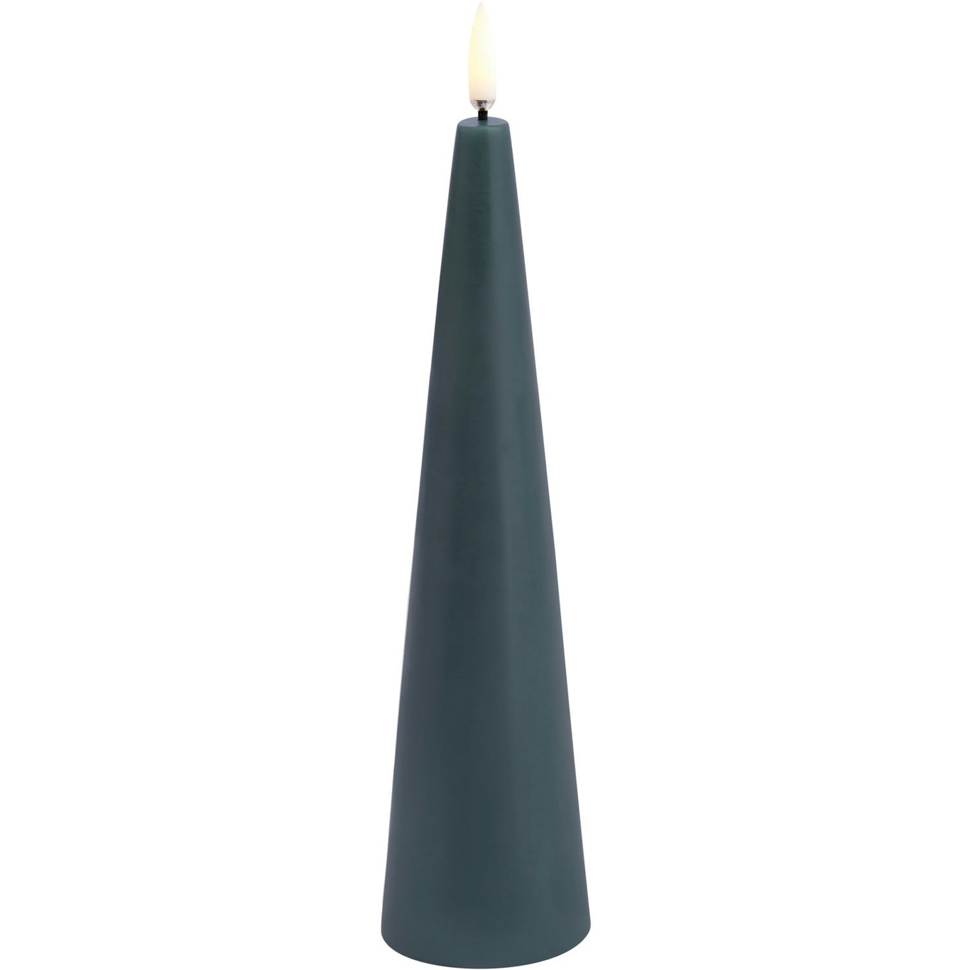 Cone Led-Kynttilä Pine Green, 5,8x21,5 cm