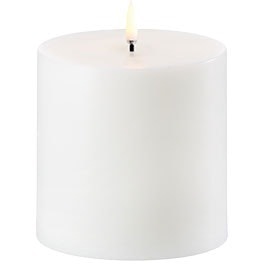 LED Pöytäkynttilä Nordic White, 10x10 cm