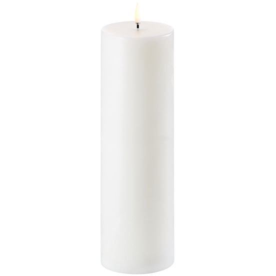 LED Pöytäkynttilä Nordic White, 7,8x25 cm
