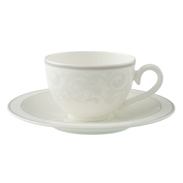 Gray Pearl Kahvi/Teekuppi ja lautanen