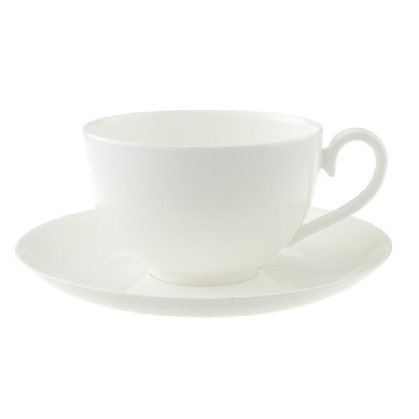 Royal Valkoinen Kahvikuppi ja lautanen