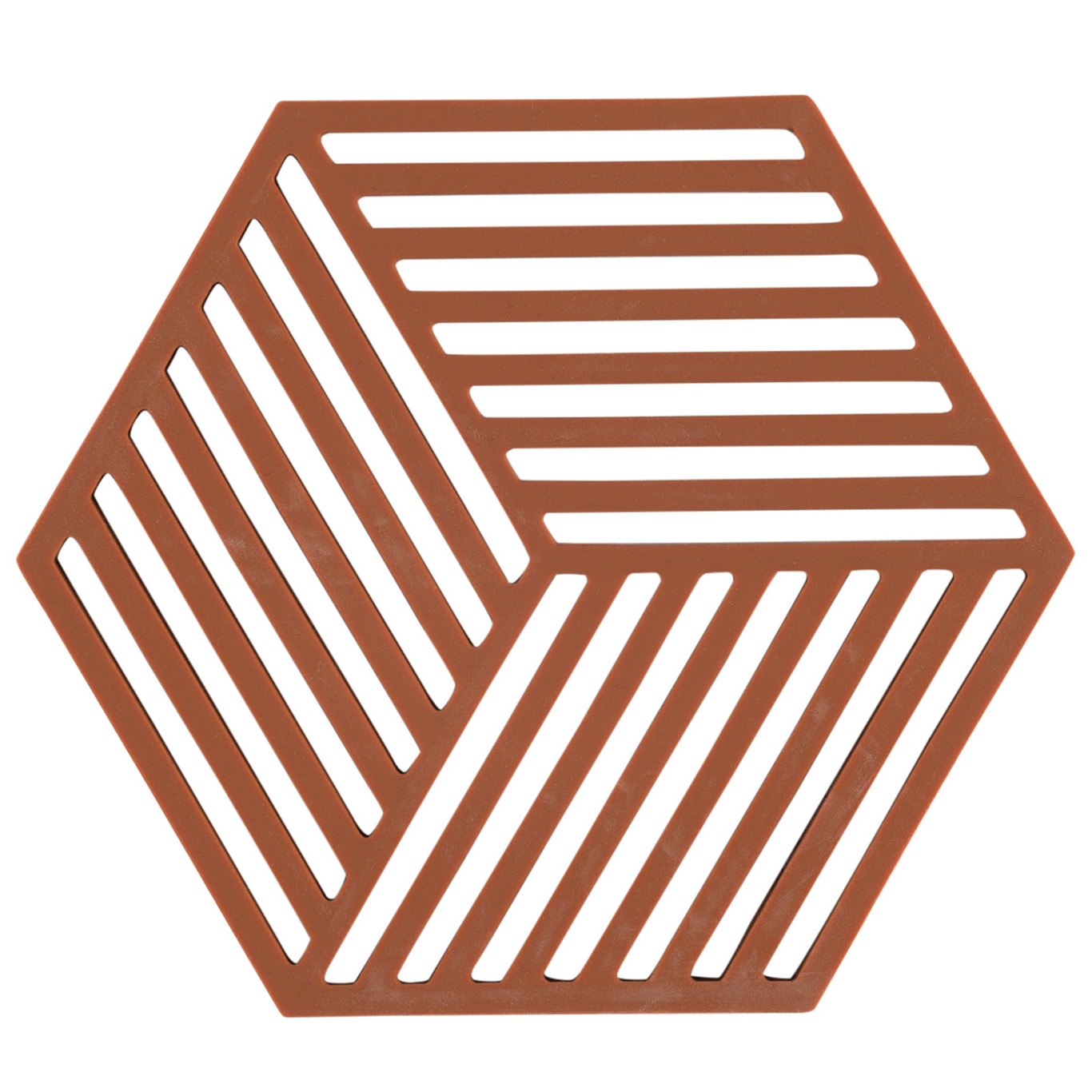 Hexagon Trivet Pannunalunen Terracotta