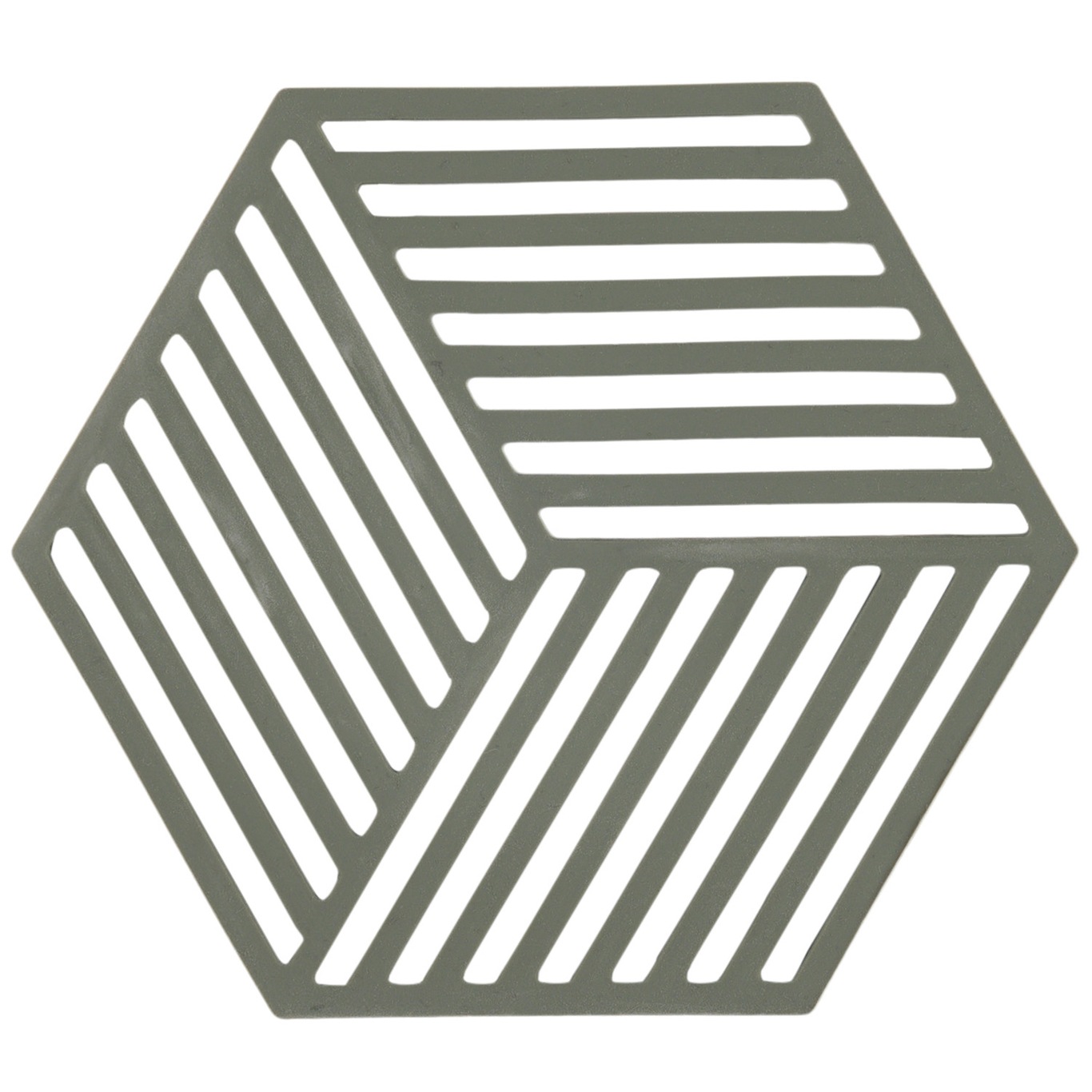 Hexagon Trivet Pannunalunen Oliivinvihreä