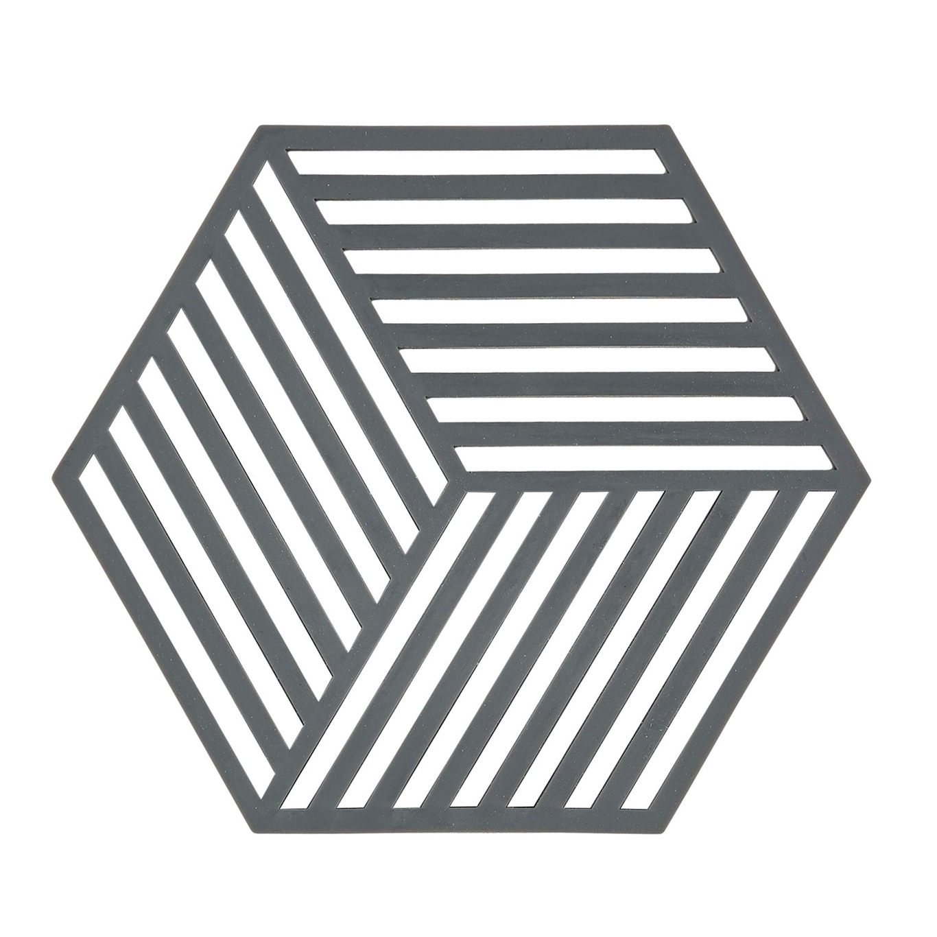 Hexagon Trivet Pannunalunen Harmaa
